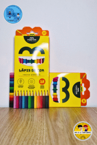Lápis de cor (12 cores)