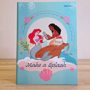 Caderno Brochurão (80 FLS) Coleção Princesas - Ariel e Moana