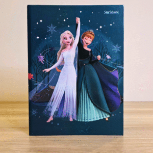 Caderno Brochurão (80 FLS) Coleção FROZEN - Irmãs Anna e Elsa