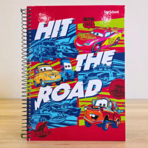 Caderno Universitário (80 FLS) Coleção Carros - Carros Amigos