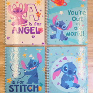 Caderno Universitário (80 FLS) Coleção Stitch & Angel