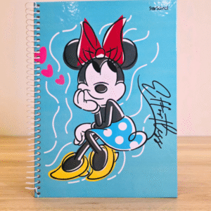 Caderno Universitário (80 FLS) Coleção Minnie Mouse - Azul