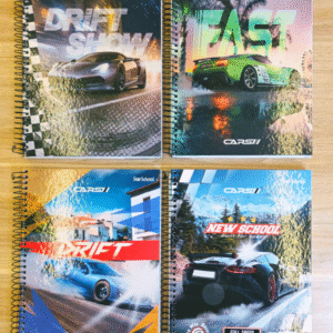 Caderno Universitário (160 FLS) Coleção Carros