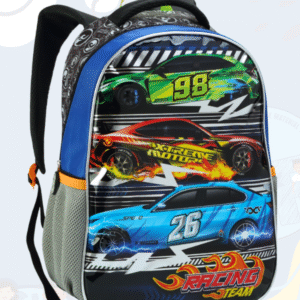 Mochila Infantil Masculina CARROS