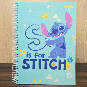 Caderno Universitário (160 FLS) Coleção Stitch - S de Stitch