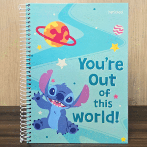 Caderno Universitário (160 FLS) Coleção Stitch - Stitch Espaço