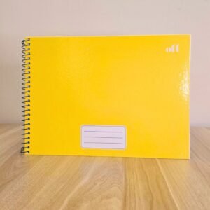 Caderno de Desenho Espiral (96 FLS) - Amarelo
