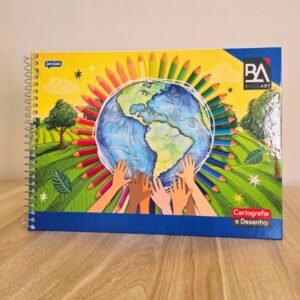 Caderno de Desenho Espiral (96 FLS) - Nosso Planeta