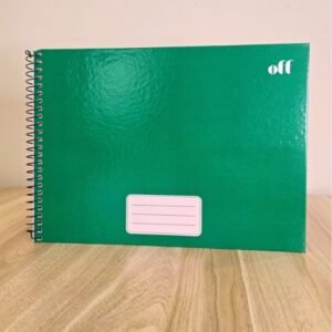 Caderno de Desenho Espiral (96 FLS) - Verde